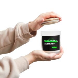 Candle - "Boring Traditional Agencies" - 11oz Scented Decor for Offices and Homes - Image 3